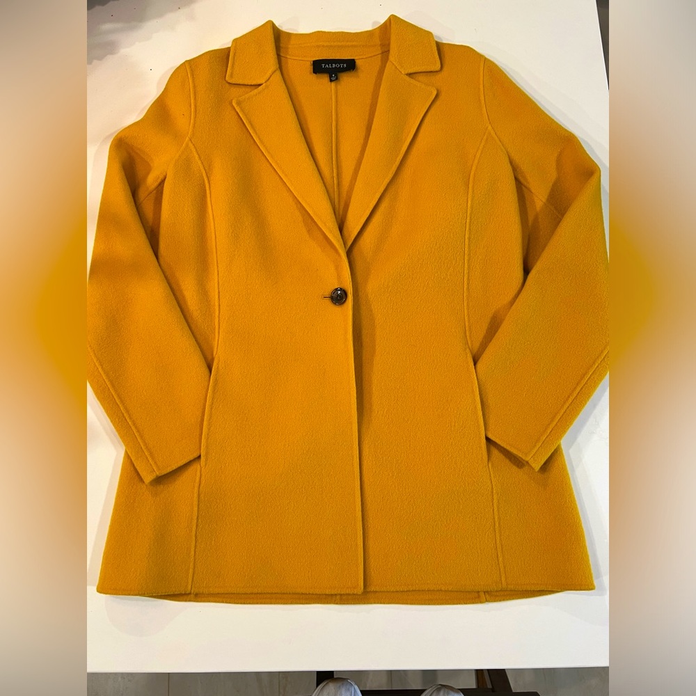 Talbots Double Faced Wool Coat - Picture 2 of 8